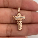 Dije Cruz Señor De Los Milagros 2gr / 2.8cm / Oro Rosa 18K %