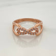 Anillo Infinito 1.95gr / T5 3/4 / Oro Rosa 18K %