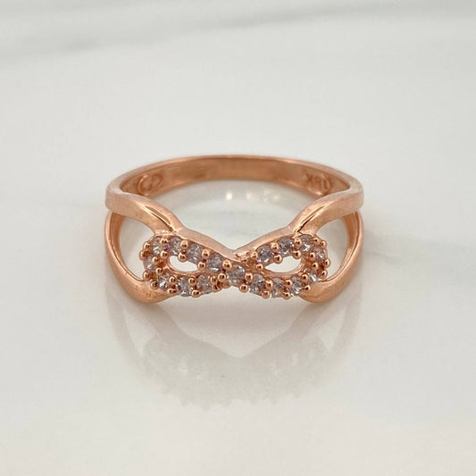 Anillo Infinito 1.95gr / T5 3/4 / Oro Rosa 18K %