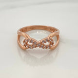 Anillo Infinito 1.95gr / T5 3/4 / Oro Rosa 18K %