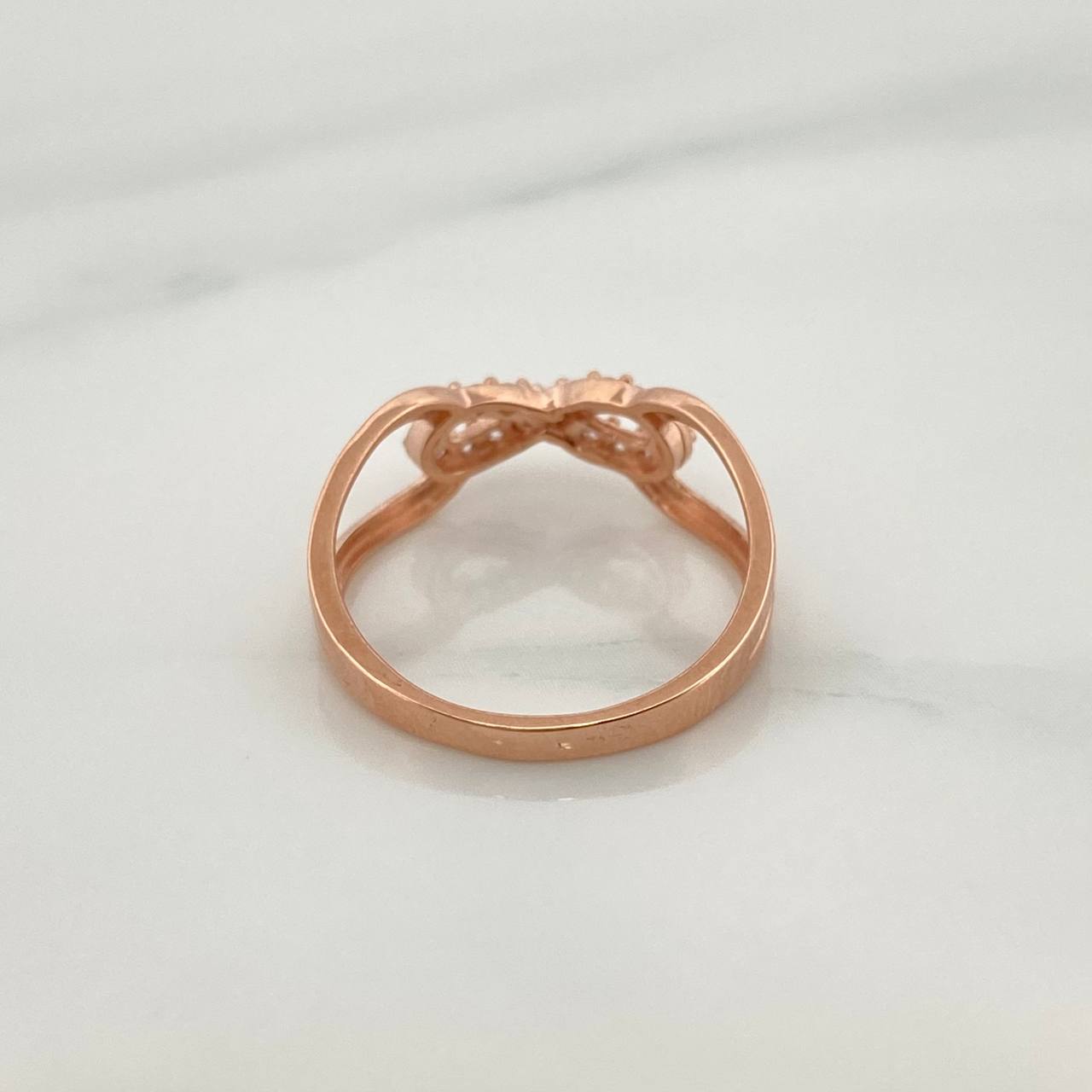 Anillo Infinito 1.95gr / T5 3/4 / Oro Rosa 18K %