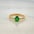 Anillo Solitario Gota 2.15gr / T7 / Oro Amarillo 18K %
