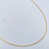 Cadena Espiga 1.75gr / 45.5cm / 1.7mm Oro Amarillo +3 18K &