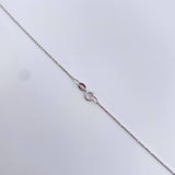 Cadena Militar 1.85gr / 45cm / 1mm Diamantada Oro Blanco +3 18K &