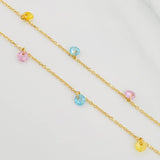 Pulso Modulable Aro Seguido 1.2 g / 19.5 cm - 17 cm / 1 mm Oro Amarillo 18K