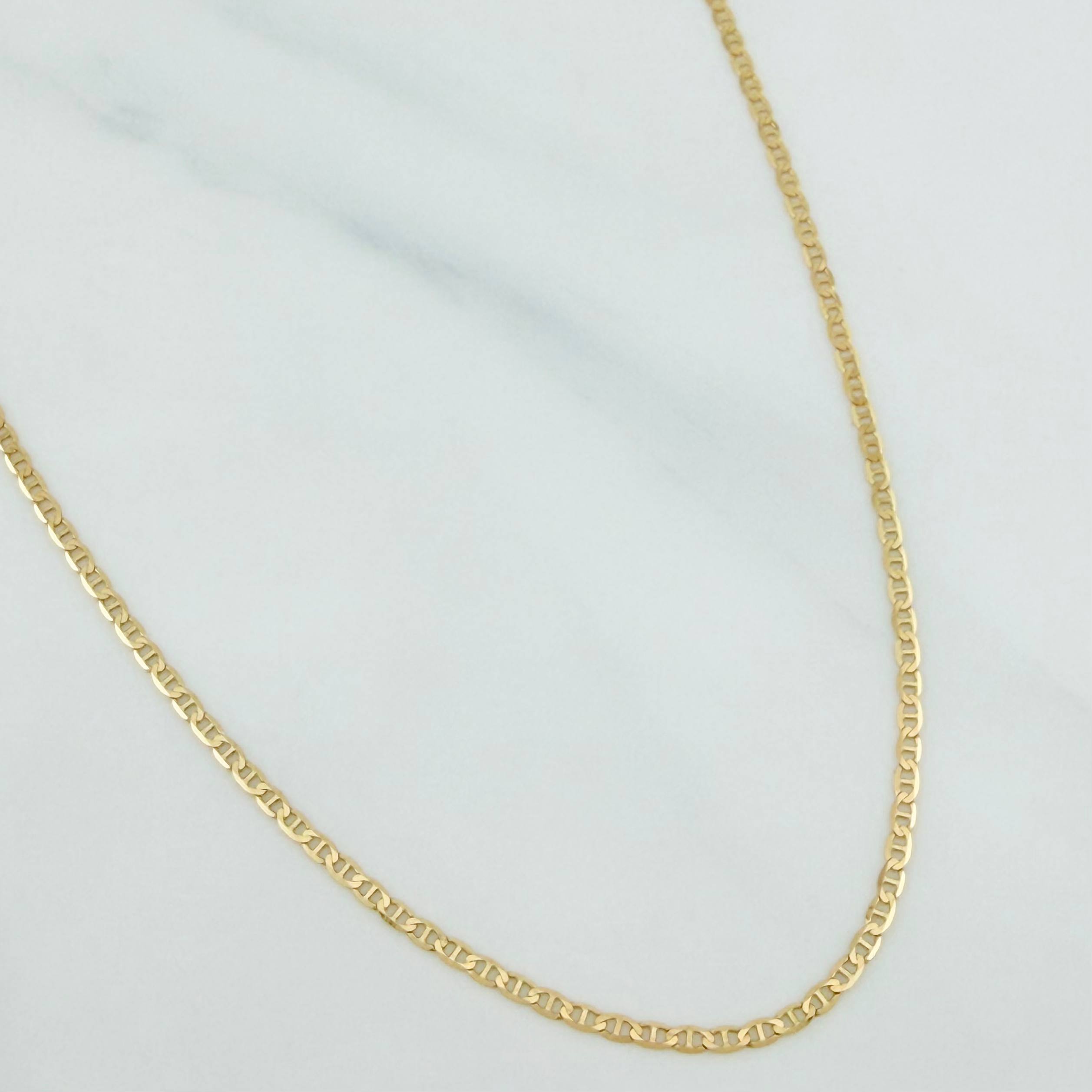 Cadena Escalera 1.75 g / 45 cm / 1.25 mm Oro Amarillo 18K