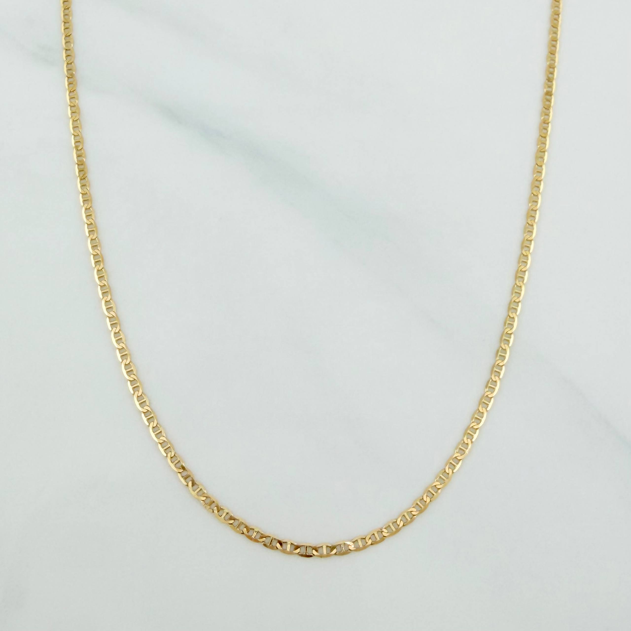 Cadena Escalera 1.75 g / 45 cm / 1.25 mm Oro Amarillo 18K