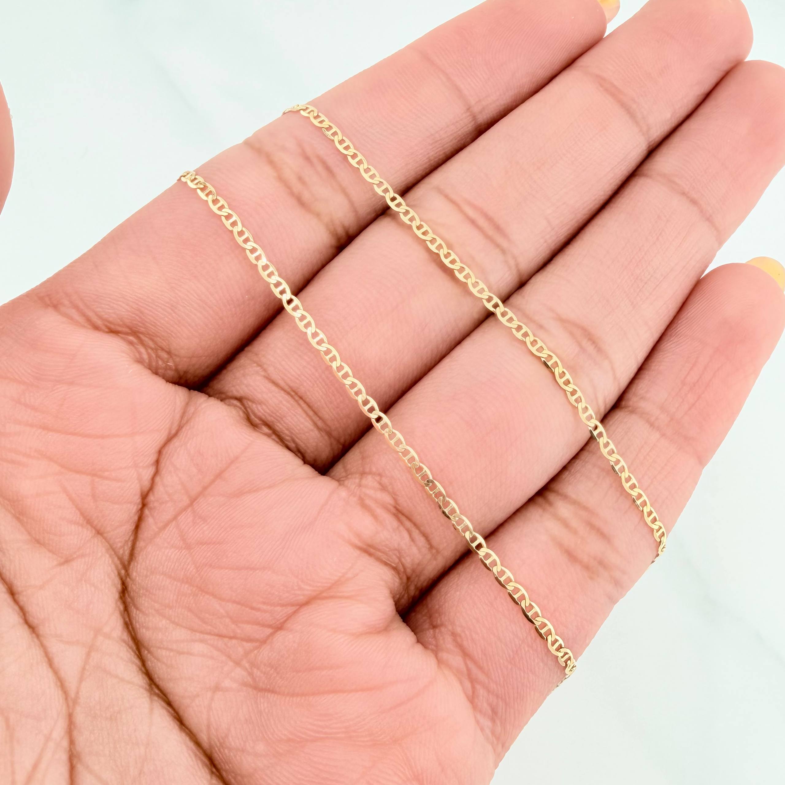 Cadena Escalera 1.75 g / 45 cm / 1.25 mm Oro Amarillo 18K