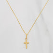 Set Cadena Veneciana + Dije Cruz / 1.5 g / 45.5 cm Oro Amarillo 18K