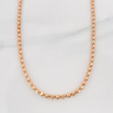 Cadena Militar Media Luna 15.35 g / 50 cm / 3 mm Oro Rosa 18K