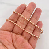 Cadena Militar Media Luna 15.35 g / 50 cm / 3 mm Oro Rosa 18K