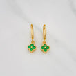 Candongas Trebol 3.35 g / 2 cm Oro Amarillo 18K