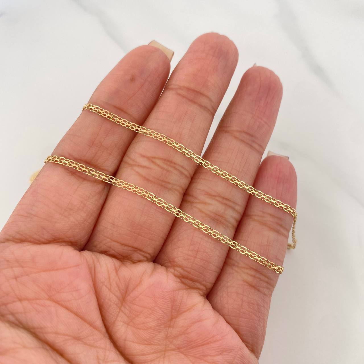 Cadena China 2.75 g / 60 cm / 1.8 mm Oro Amarillo 18K