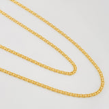 Cadena China 2.75 g / 40.2 cm / 1.63 mm Oro Amarillo 18K
