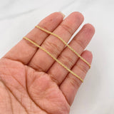 Cadena China 2.75 g / 40.2 cm / 1.63 mm Oro Amarillo 18K