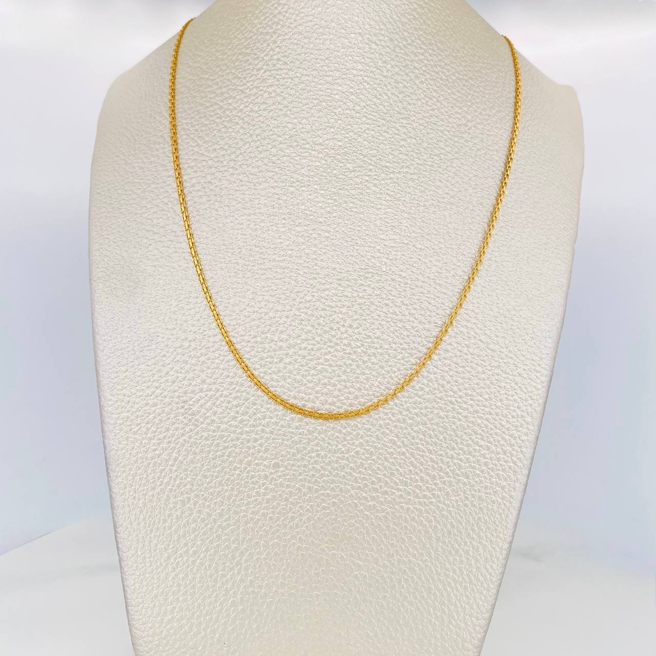 Cadena China 2.75 g / 40.2 cm / 1.63 mm Oro Amarillo 18K