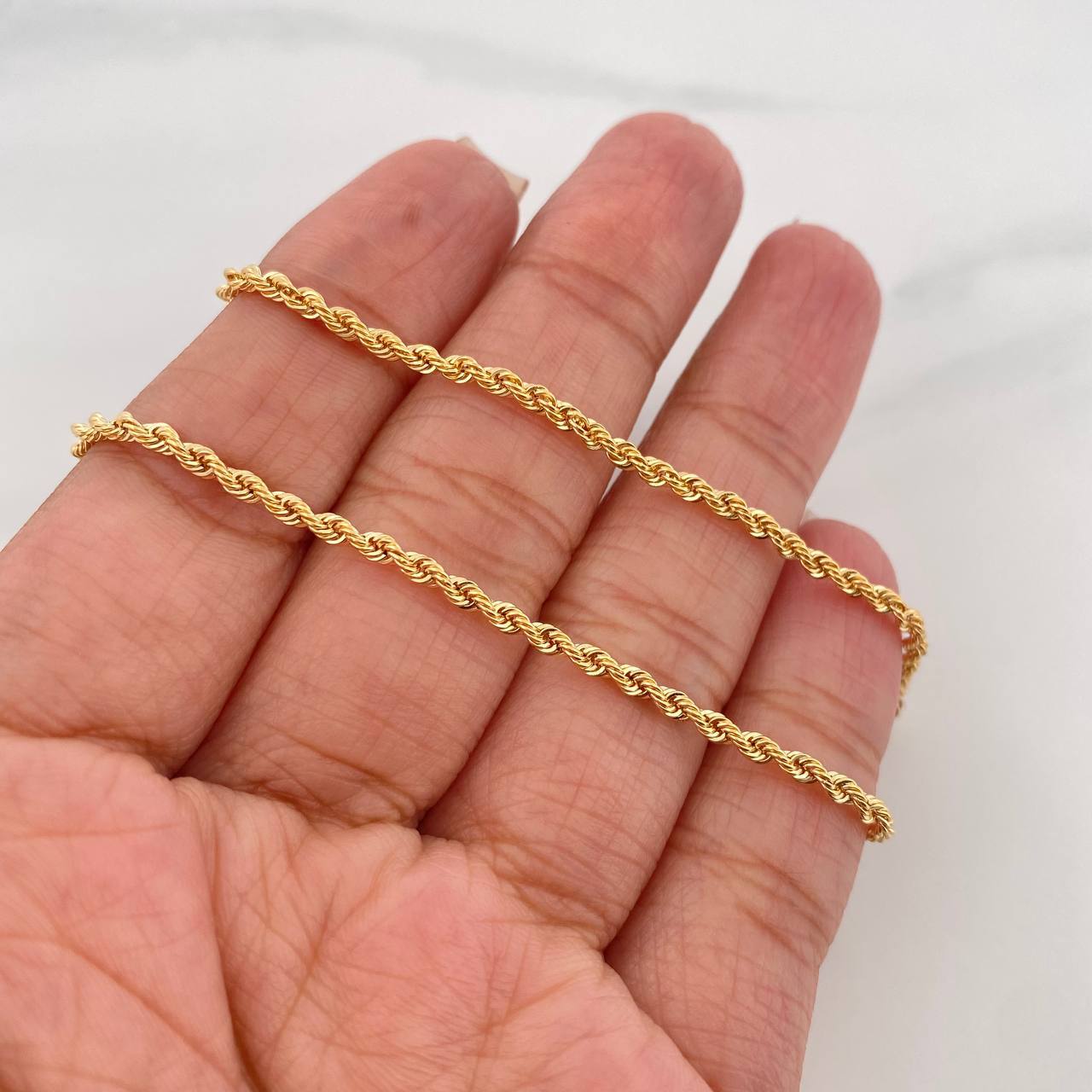 Cadena Lazo 3 g / 50.5 cm / 2.19 mm Oro Amarillo 18K