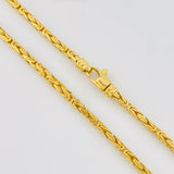 Cadena Peruana 24 g / 61 cm / 2.2 mm Oro Amarillo 18K