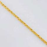 Cadena Peruana 18.35g / 60cm / 2.75mm Oro Amarillo 18K