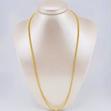 Cadena Peruana 24 g / 61 cm / 2.2 mm Oro Amarillo 18K