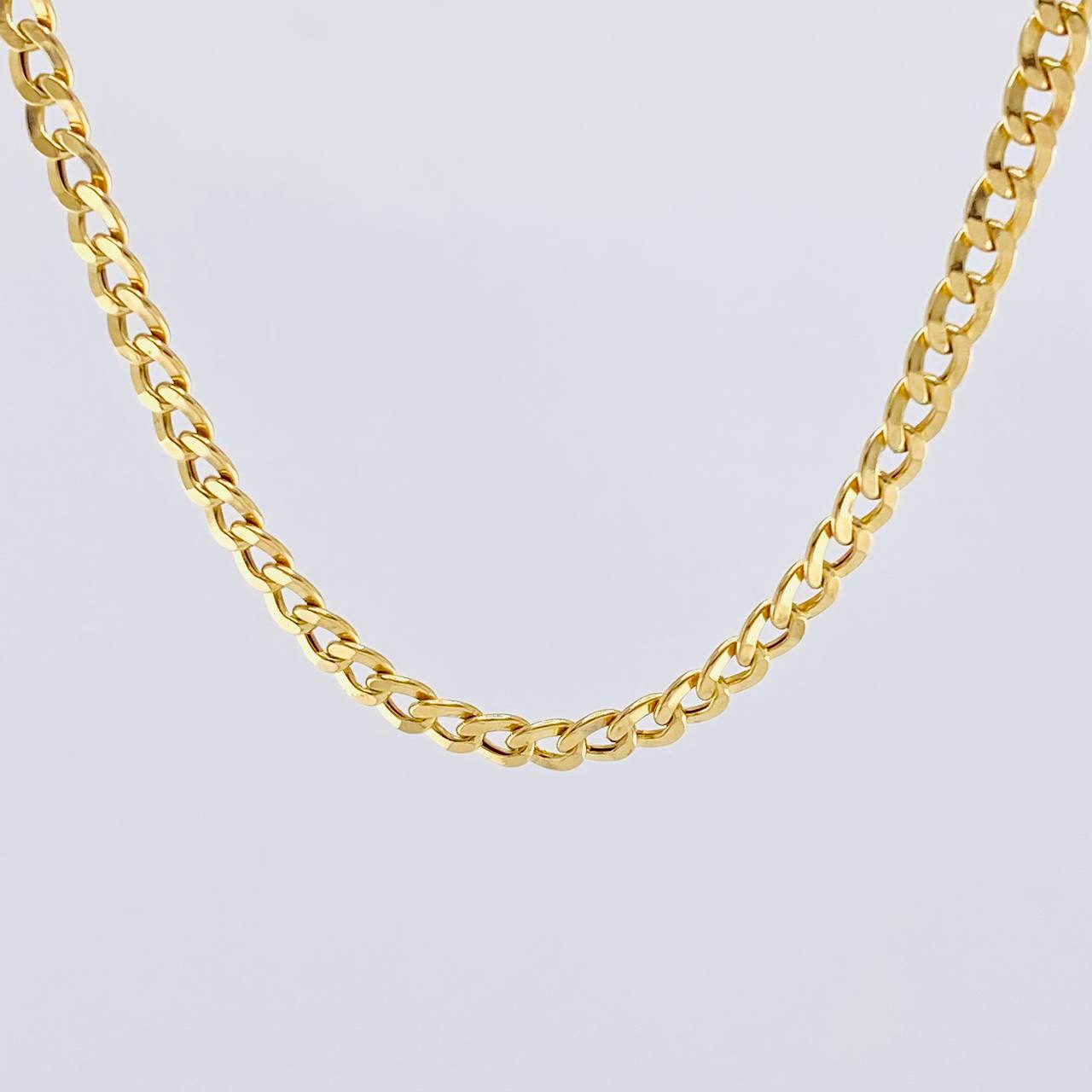 Cadena Cubana 10 g / 61 cm / 3.9 mm Oro Amarillo 18K