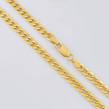 Cadena Cubana 10 g / 61 cm / 3.9 mm Oro Amarillo 18K
