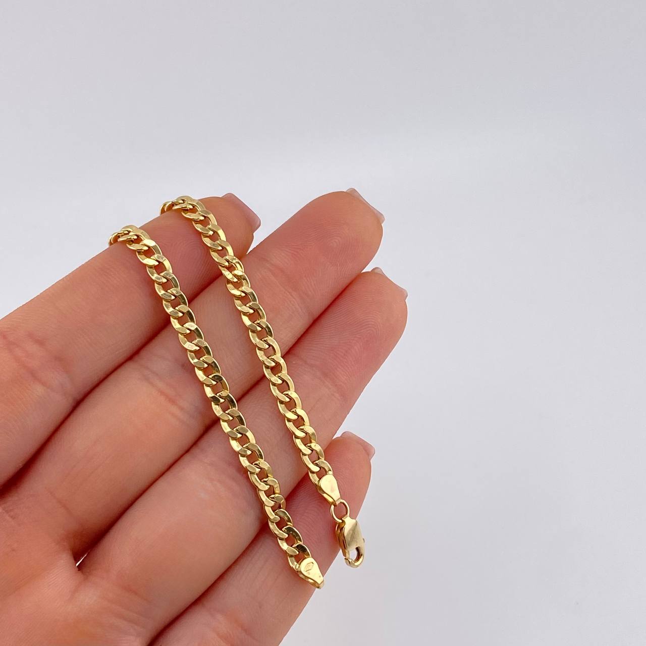 Cadena Cubana 10 g / 61 cm / 3.9 mm Oro Amarillo 18K