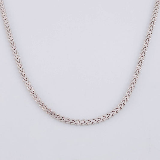 Cadena Franco 8.25 g / 51.5 cm / 2 mm Oro Blanco 18K