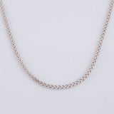 Cadena Franco 8.25g / 50cm / 2mm Oro Blanco 18K