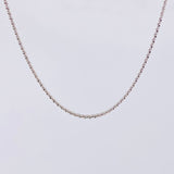 Cadena Franco 8.25g / 50cm / 2mm Oro Blanco 18K