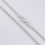 Cadena Franco 8.25g / 50cm / 2mm Oro Blanco 18K