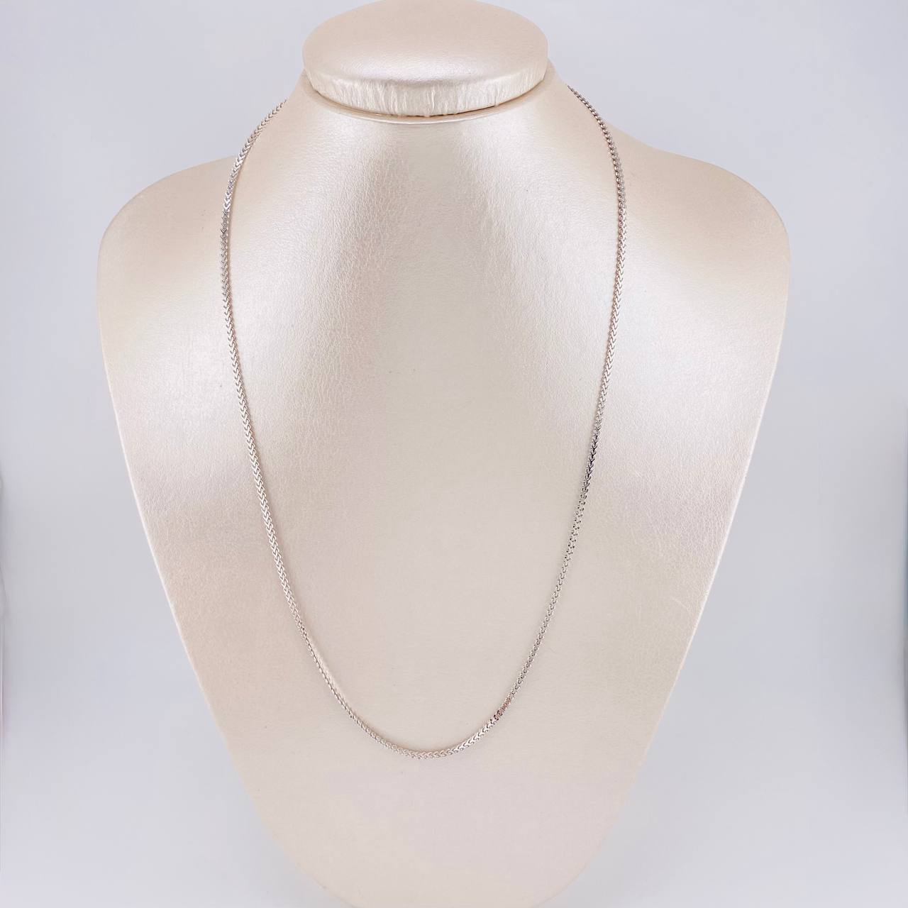 Cadena Franco 8.25g / 50cm / 2mm Oro Blanco 18K