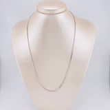 Cadena Franco 8.25g / 50cm / 2mm Oro Blanco 18K