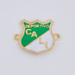 Herraje Deportivo Cali 2.5 g / 3.5 cm Oro Amarillo 18K