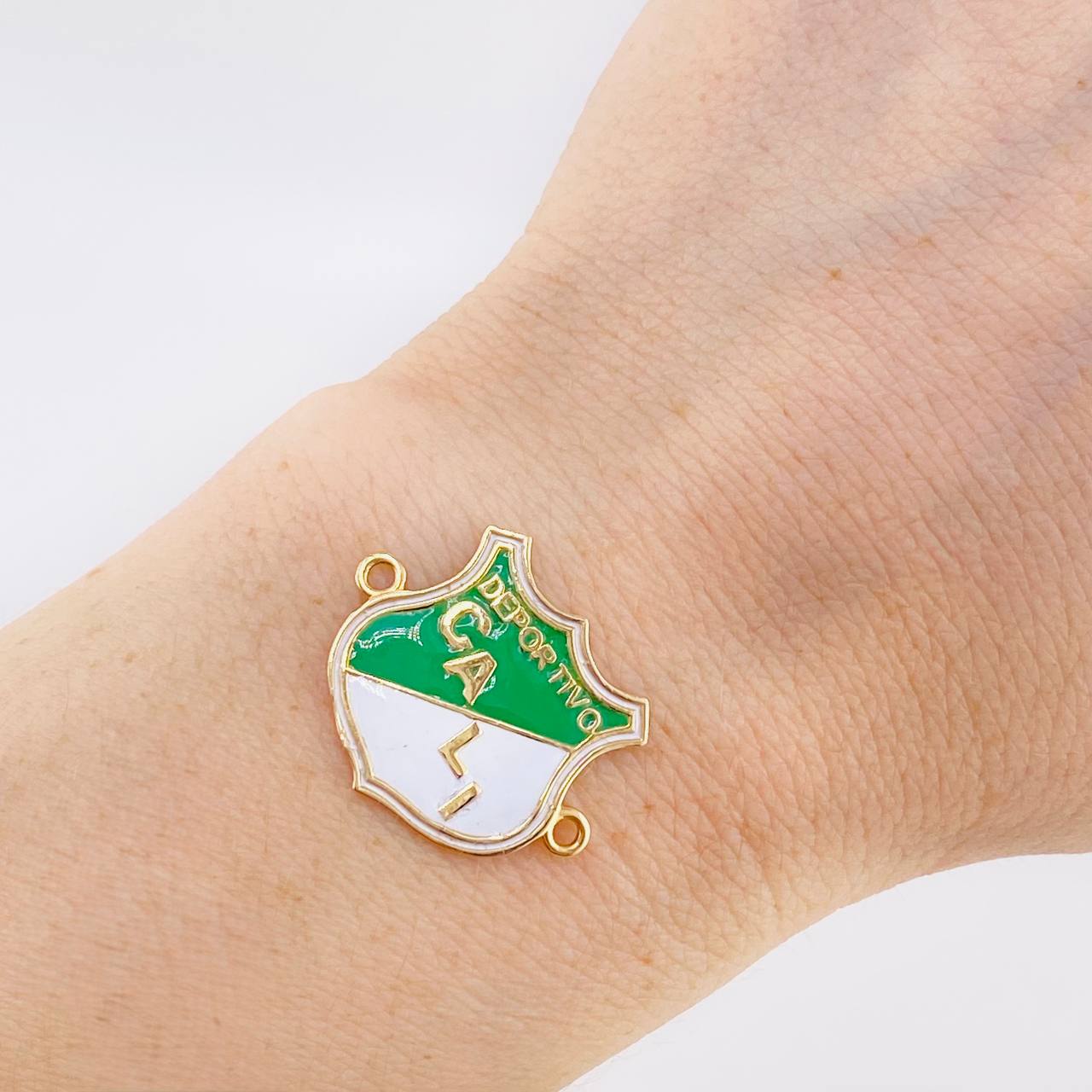 Herraje Deportivo Cali 2.5 g / 3.5 cm Oro Amarillo 18K