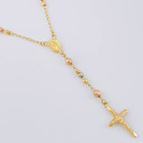 Rosario Virgen De La Milagrosa 6.15 g / 50 cm / 3mm/4mm mm Tres Oros 18K