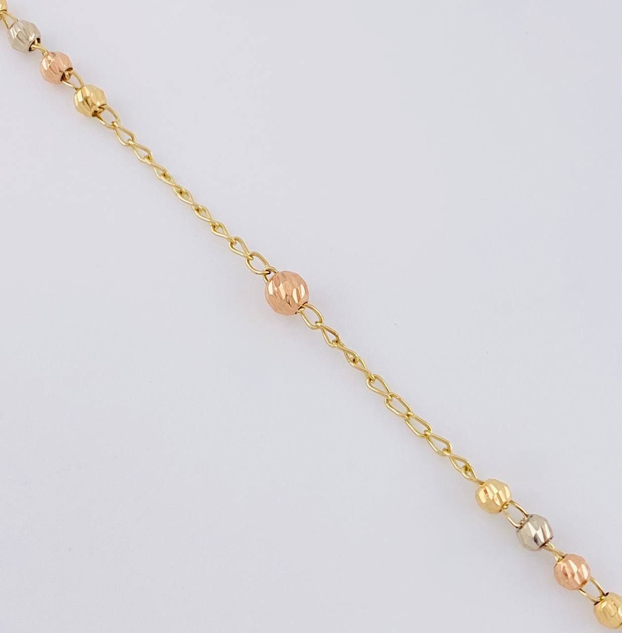 Rosario Virgen De La Milagrosa 6.15 g / 50 cm / 3mm/4mm mm Tres Oros 18K