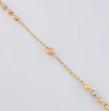 Rosario Virgen De La Milagrosa 6.15 g / 50 cm / 3mm/4mm mm Tres Oros 18K