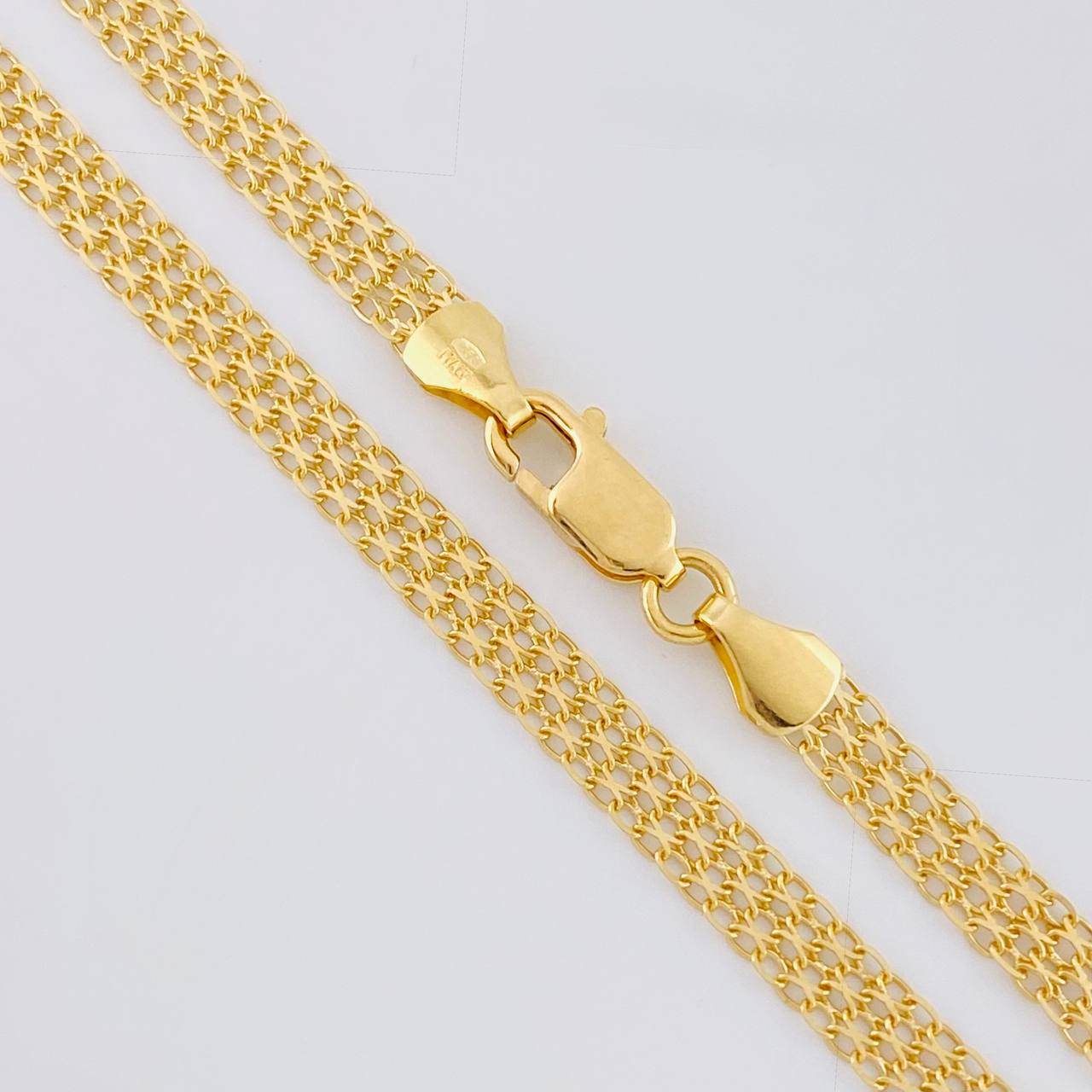 Cadena China 8.1 g / 60.5 cm / 4.3 mm Oro Amarillo 18K