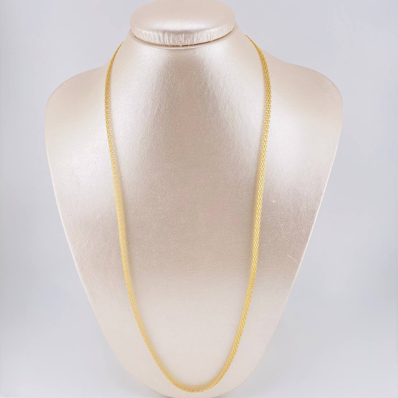 Cadena China 8.1 g / 60.5 cm / 4.3 mm Oro Amarillo 18K