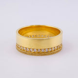 Argolla Mate Carril 5.75 g / TT6 Oro Amarillo 18K