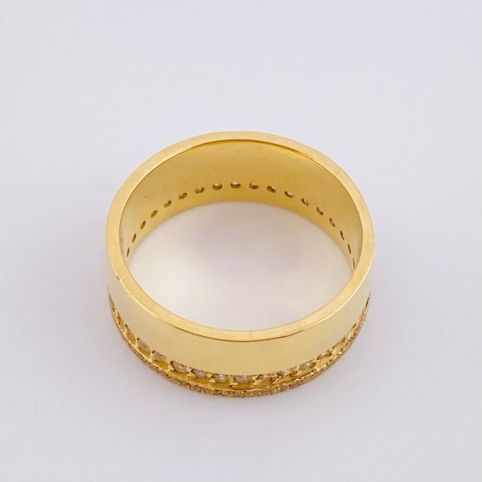 Argolla Mate Carril 5.75 g / TT6 Oro Amarillo 18K
