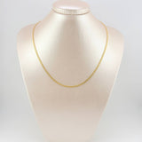 Cadena China 5.65 g / 45.4 cm / 2.4 mm Oro Amarillo 18K