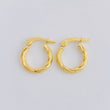 Candongas Sofi 1 g / 2.5 cm Oro Amarillo 18K