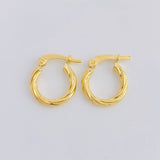 Candongas Sofi 1 g / 2.5 cm Oro Amarillo 18K