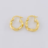 Candongas Clau 1.25 g / 2.5 cm Oro Amarillo 18K