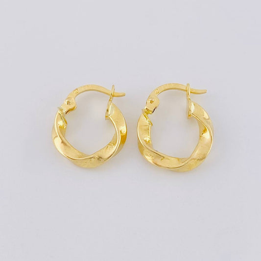 Candongas Mile 1.25 g / 2.7 cm Oro Amarillo 18K