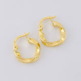 Candongas Clau 1.25 g / 2.5 cm Oro Amarillo 18K
