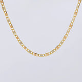 Cadena Escalera Plana 4.5 g / 45.3 cm / 3.4 mm Tres Oros 18K