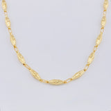 Cadena Rustica Dubai 10.7gr / 65cm / 4.2mm Oro Amarillo 18K